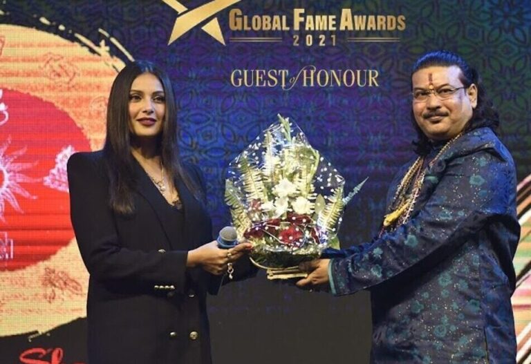 Guest of Honour at Global Fame Awards 2021 at Kolkata